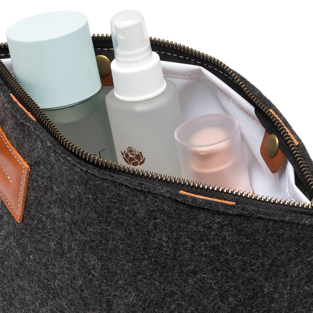 Felt and Leather Travel Kit - Image 6